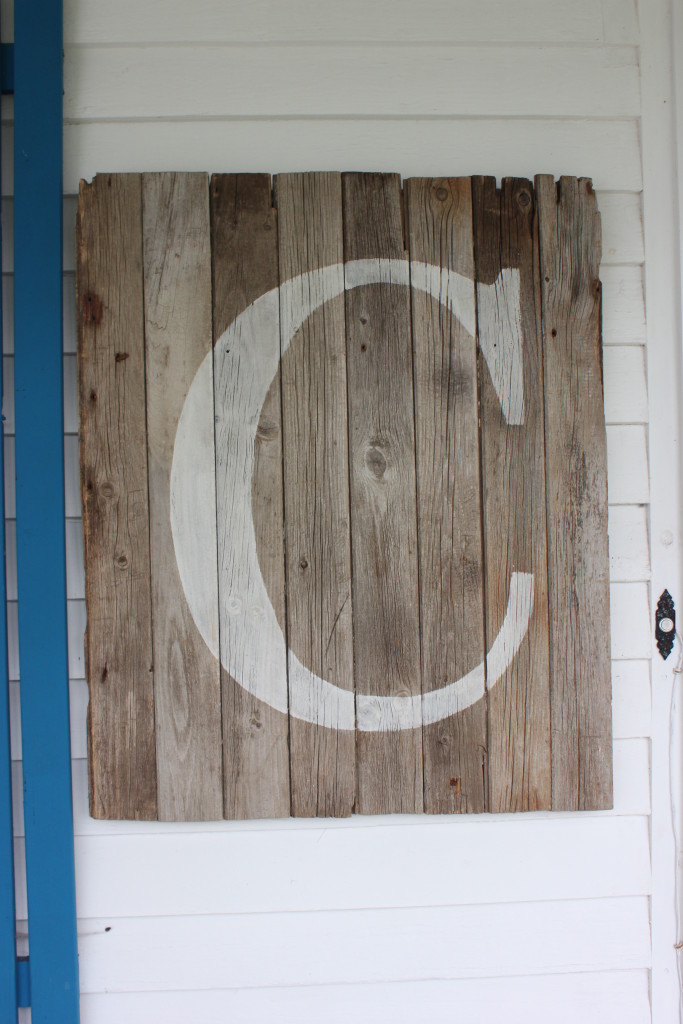 barn door sign